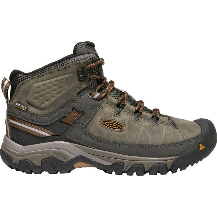 KEEN TARGHEE III MID WP M black olive/golden brown