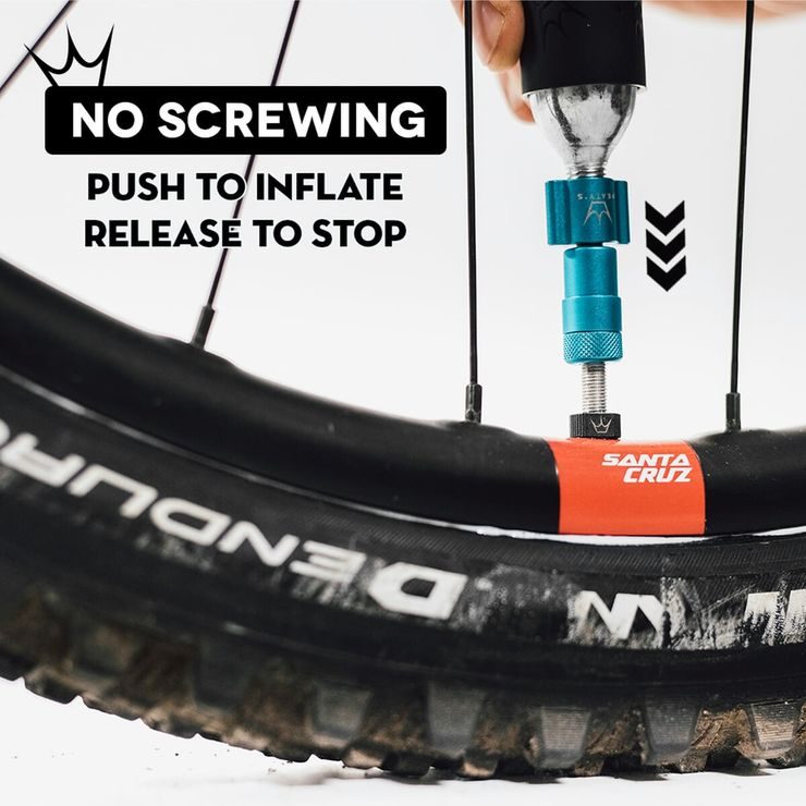 PEATYS HOLESHOT CO2 PUMPA + BOMBIČKY 2 KS - ROAD & GRAVEL - RED