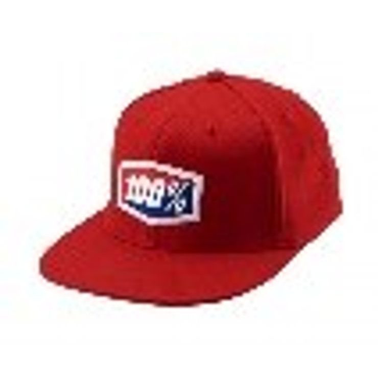 100% OFFICIAL Flexfit Cap J-Fit Red