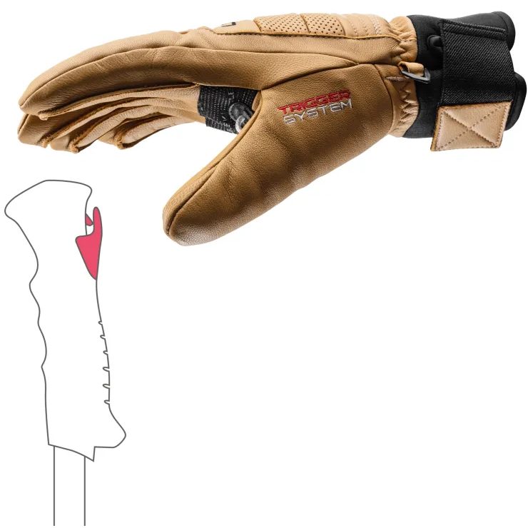 LEKI Copper 3D Pro tan-black
