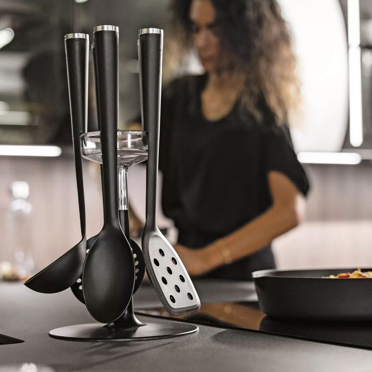GUZZINI Set Of 5 Kitchen Tool, black