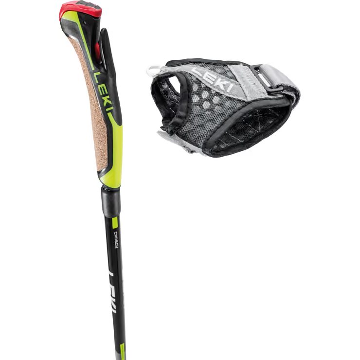 LEKI Speed Pacer Vario, llight anthracite-black-neonyellow