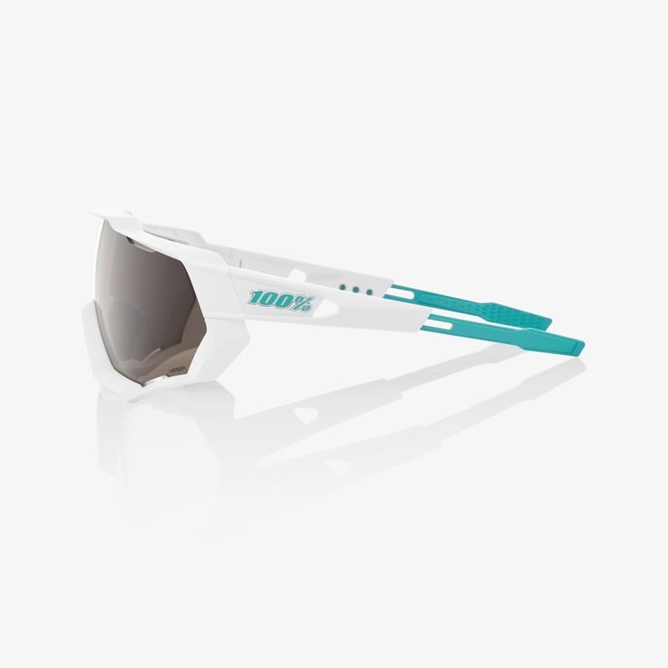 100% SPEEDTRAP - BORA HANS GROHE TEAM WHITE - HIPER SILVER MIRROR