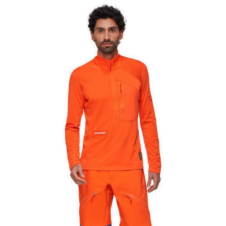 MAMMUT Eiger Nordwand Advanced FL Half Zip Pull Men eiger orange