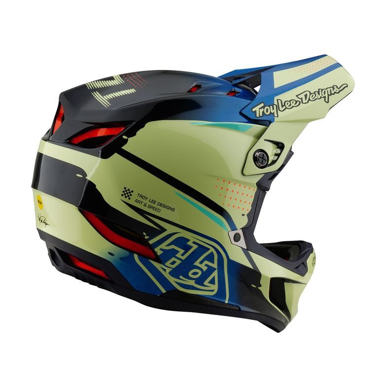 TROY LEE DESIGNS D4 COMPOSITE DRIP GLO YELLOW (14001900)