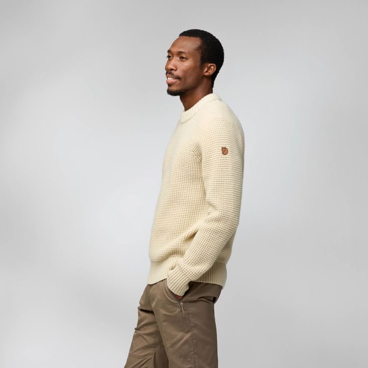 FJÄLLRÄVEN Övik Waffle Knit M, Grey