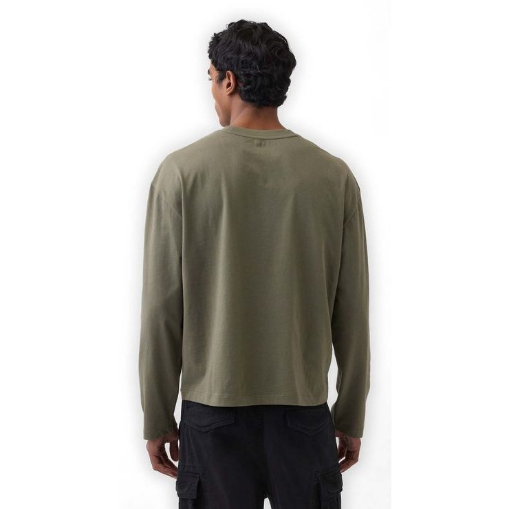 GAP 866361-01 Crop tričko s logem Zelená