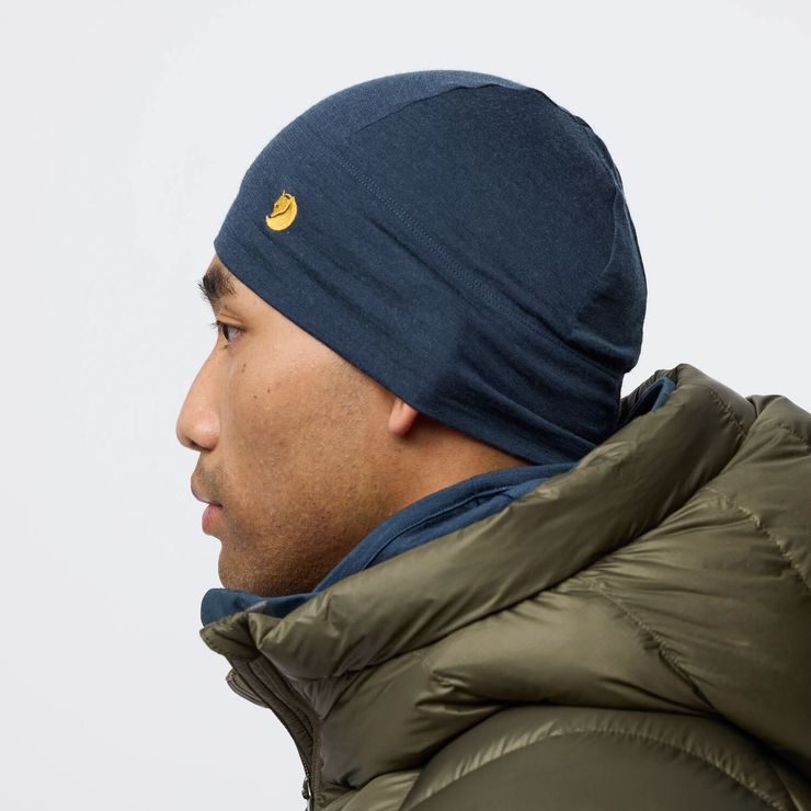 FJÄLLRÄVEN Bergtagen Merino Beanie Mountain Blue