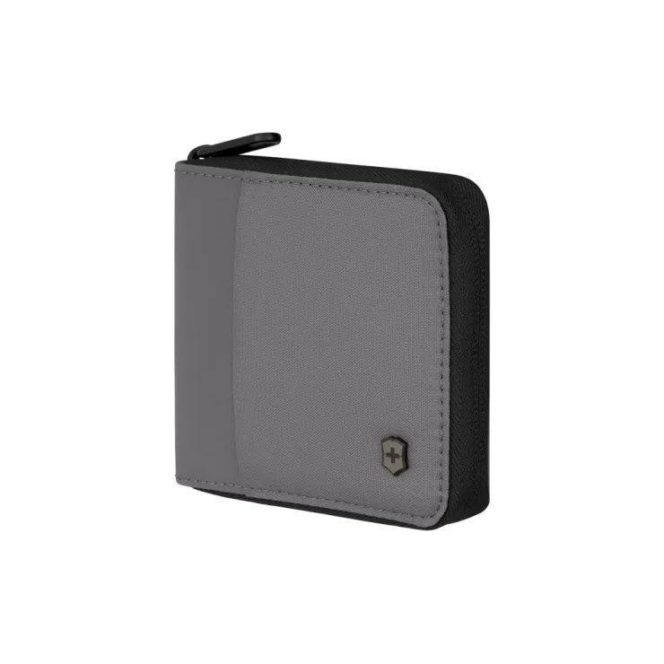 VICTORINOX Travel Essentials Zip-Around Wallet ledově šedá