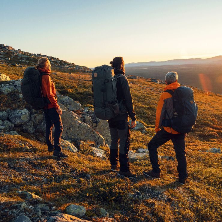 FJÄLLRÄVEN Abisko Lite Trekking Jacket W Flame Orange