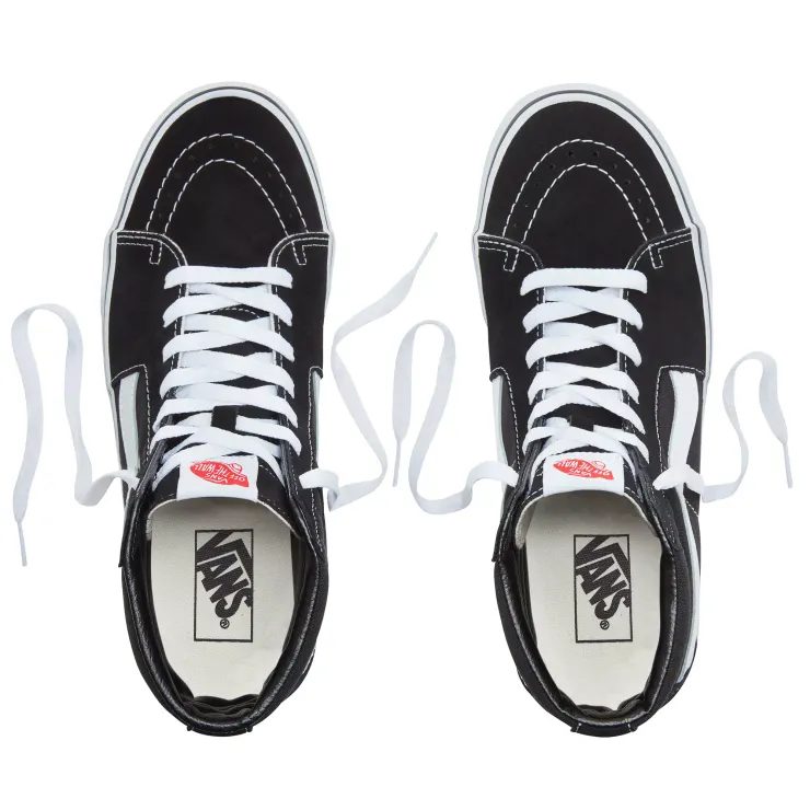 VANS SK8-HI, BLACK/BLACK/WHITE