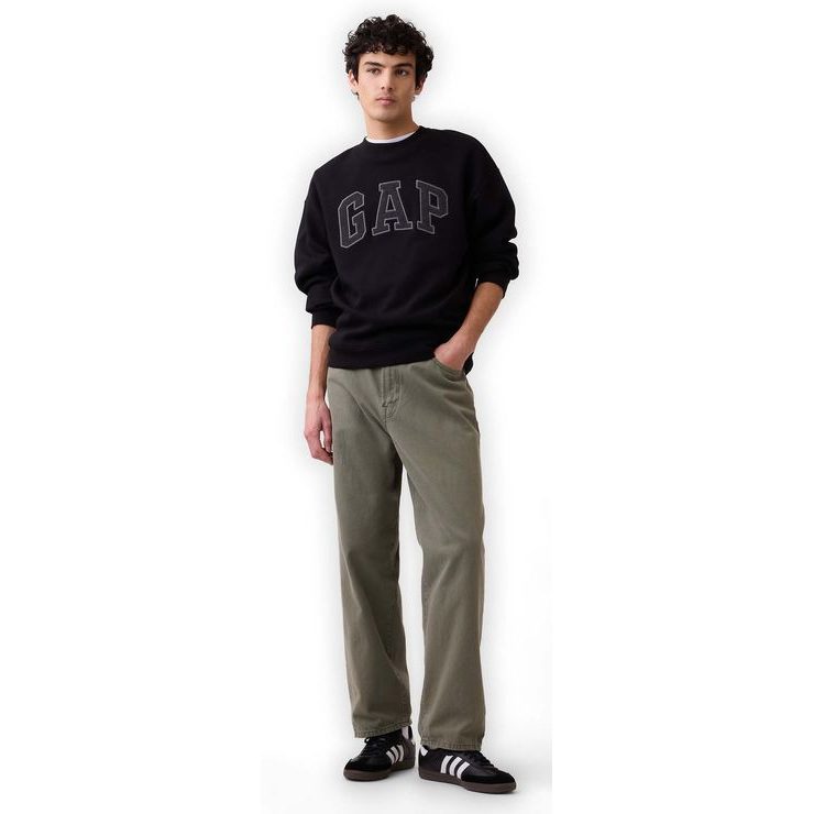 GAP 898181-01 Mikina s logem Unisex Černá