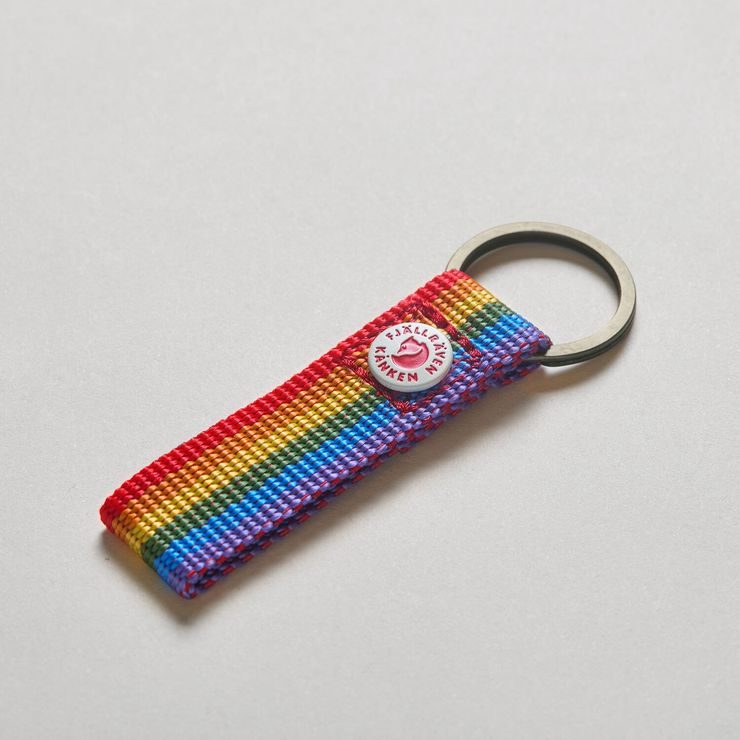 FJÄLLRÄVEN Kånken Rainbow Keyring Rainbow Pattern