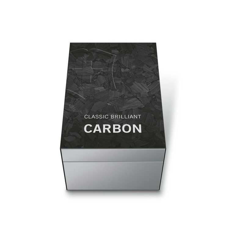 VICTORINOX Classic SD Brilliant, 58 mm, Carbon