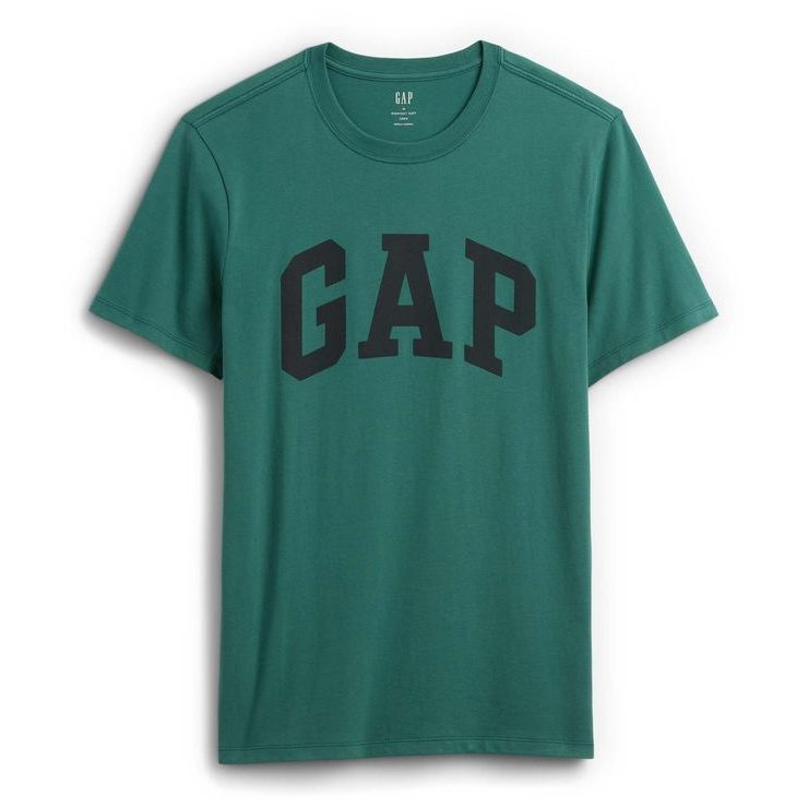 GAP 856659-55 Tričko s logem Everyday Soft Zelená