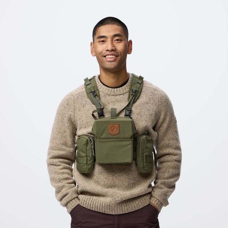 FJÄLLRÄVEN Lappland Bino Harness 2 Green