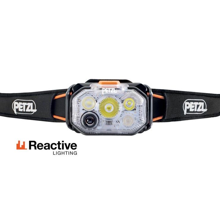 PETZL SWIFT RL BLACK/ORANGE 1200 lm