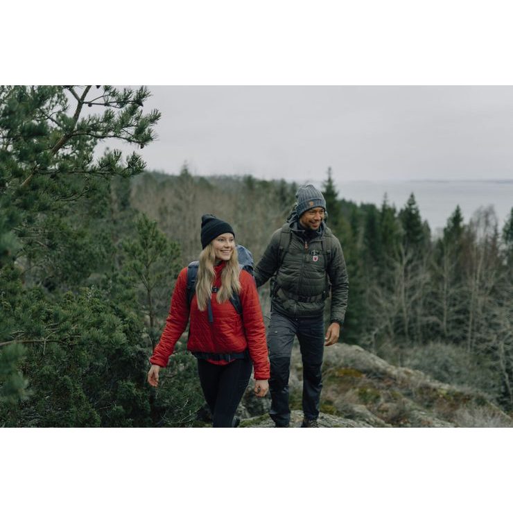 FJÄLLRÄVEN Classic Knit Hat, Dark Olive
