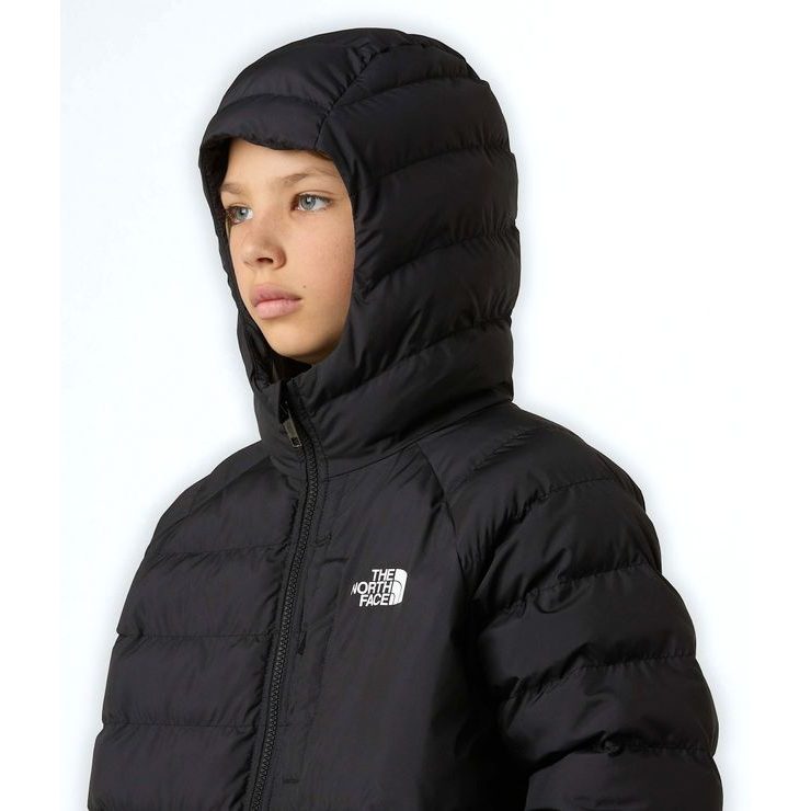 THE NORTH FACE B REVERSIBLE PERRITO HOODED JACKET, TNF BLACK/SMOKED PEARL