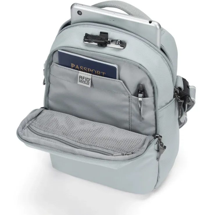 PACSAFE V COMPANION CROSSBODY 5L digital gray