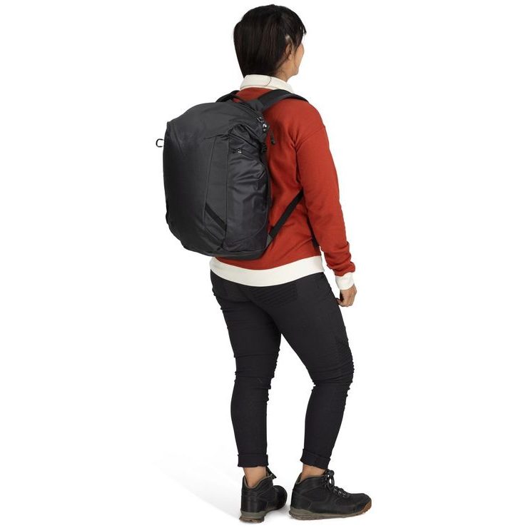 OSPREY TRANSPORTER ZINCH 22, raven black/black