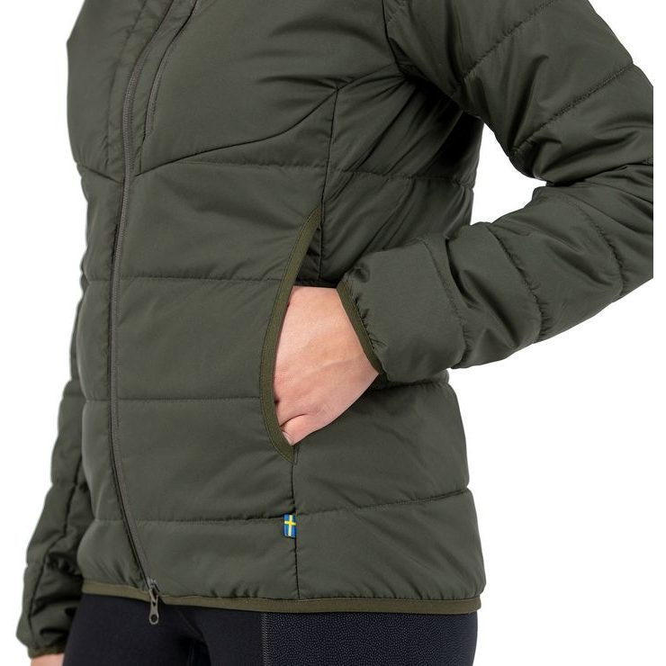 FJÄLLRÄVEN Keb Padded Hoodie W Breeze Blue