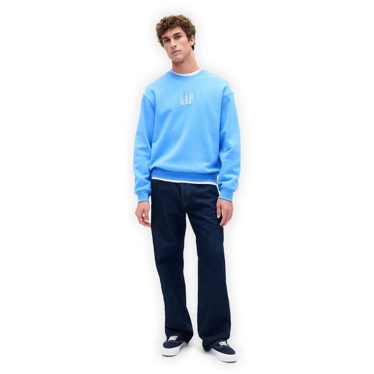GAP 873445-01 Oversize mikina VintageSoft Modrá