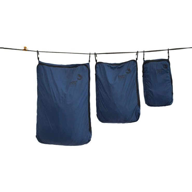 TICKET TO THE MOON Zestaw Travel Cube Set royal blue/navy blue (1xS, 1xM, 1xL)