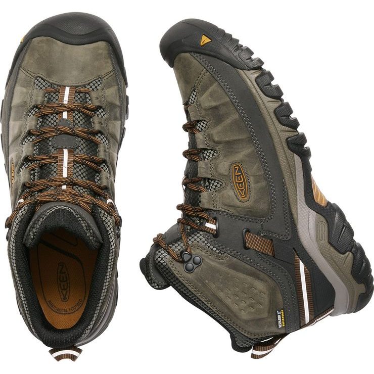 KEEN TARGHEE III MID WP M black olive/golden brown
