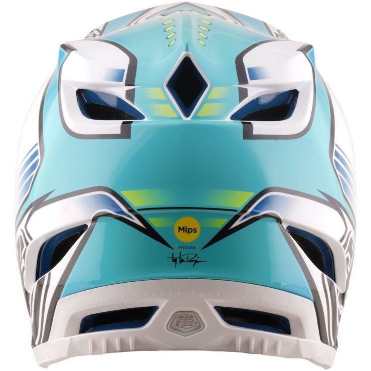 TROY LEE DESIGNS D4 COMPOSITE MIPS CREST REAL TEAL