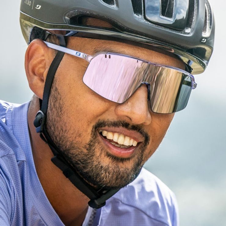 JULBO INTENSITY Spectron 3CF Shiny Translucent Dark Purple Smoke