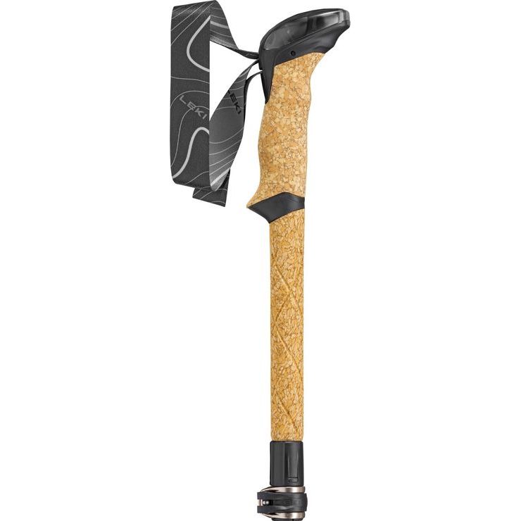 LEKI Makalu FX Carbon 100-120 cm, naturalcarbon-greygreen-white