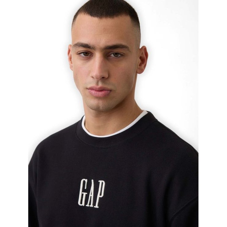 GAP 873445-03 Oversize mikina VintageSoft Černá