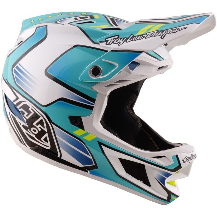 TROY LEE DESIGNS D4 COMPOSITE MIPS CREST REAL TEAL