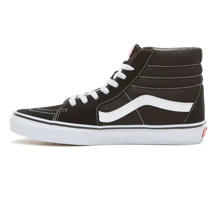 VANS SK8-HI, BLACK/BLACK/WHITE