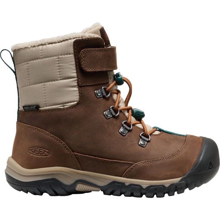 KEEN KANIBOU WP YOUTH, dark earth/roasted pecan