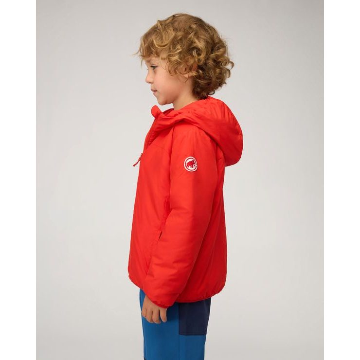 MAMMUT Rime IN Hooded Jacket Kids mammut red