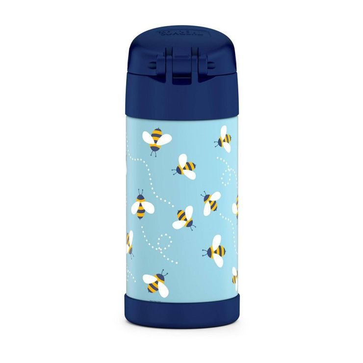 THERMOS Dětská termoska s brčkem 355 ml honey bees