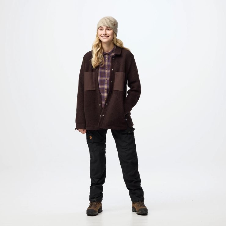 FJÄLLRÄVEN Kaitum Overshirt W Chalk White