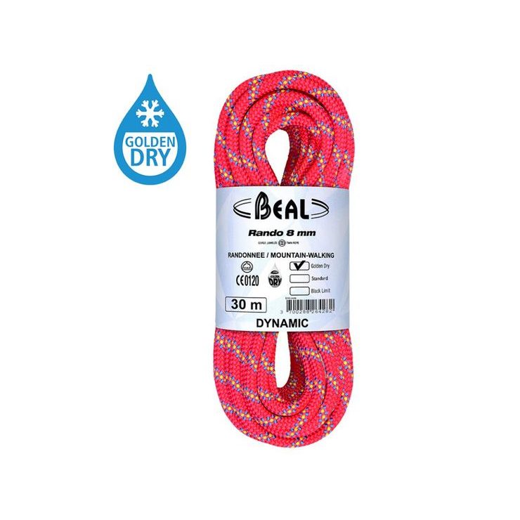 BEAL Rando 8 mm golden dry pink 20 m