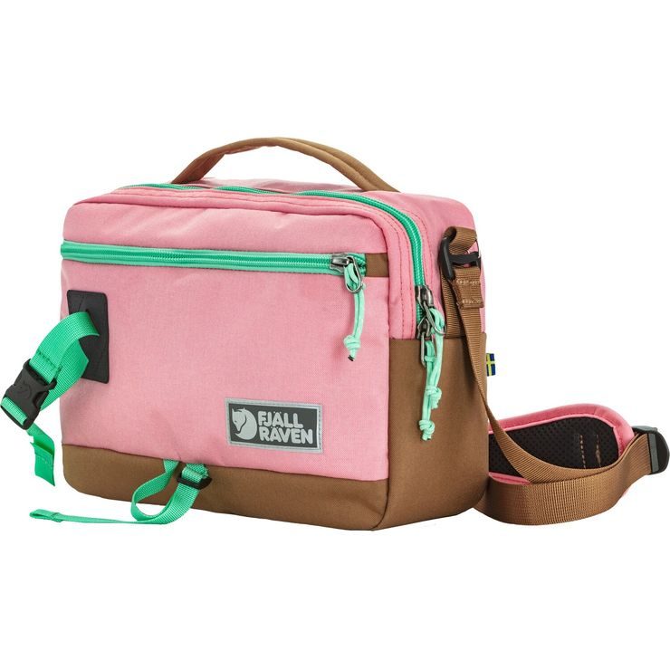 FJÄLLRÄVEN Vardag Shoulder Bag 6 Poppy Pink-Khaki Dust