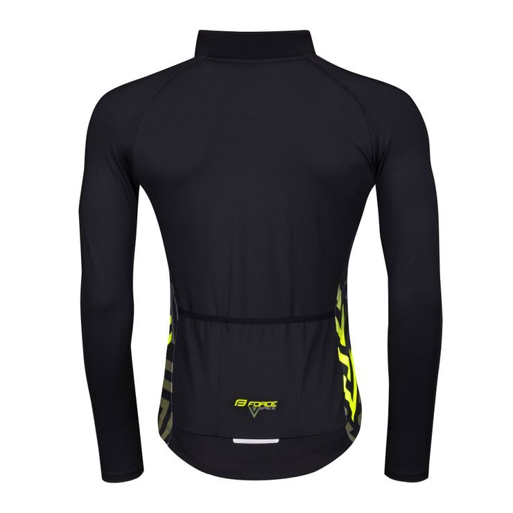 FORCE SPIKE long sleeve, black-fluo