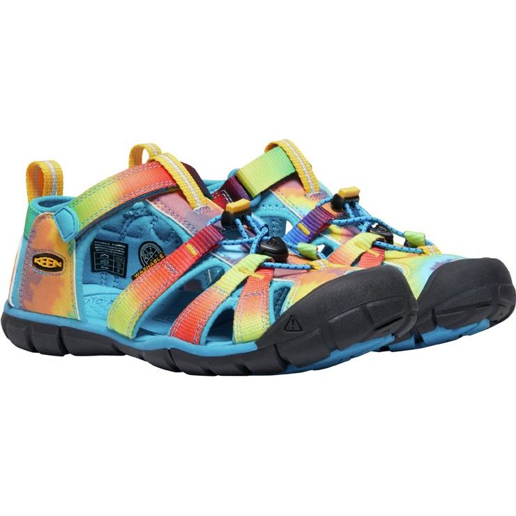 KEEN SEACAMP II CNX YOUTH vivid blue/original tie dye