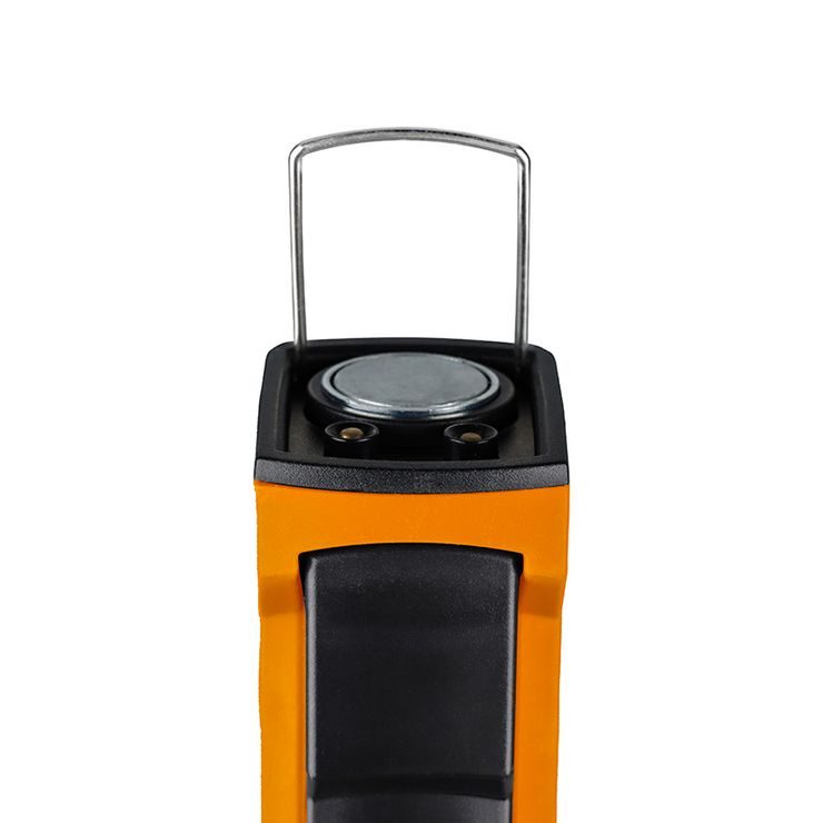 SOLIGHT WM20 pracovní nabíjecí LED lampa, 500lm + 70lm, COB, Li-Ion, USB, černooranžová