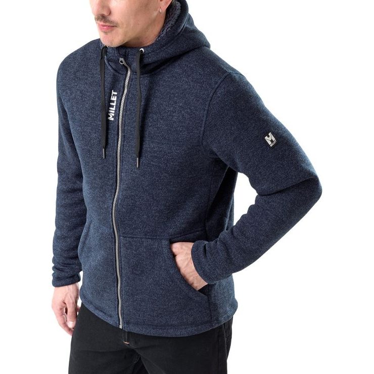 MILLET CHAMONIX KNITWARM HOODIE M NAVY