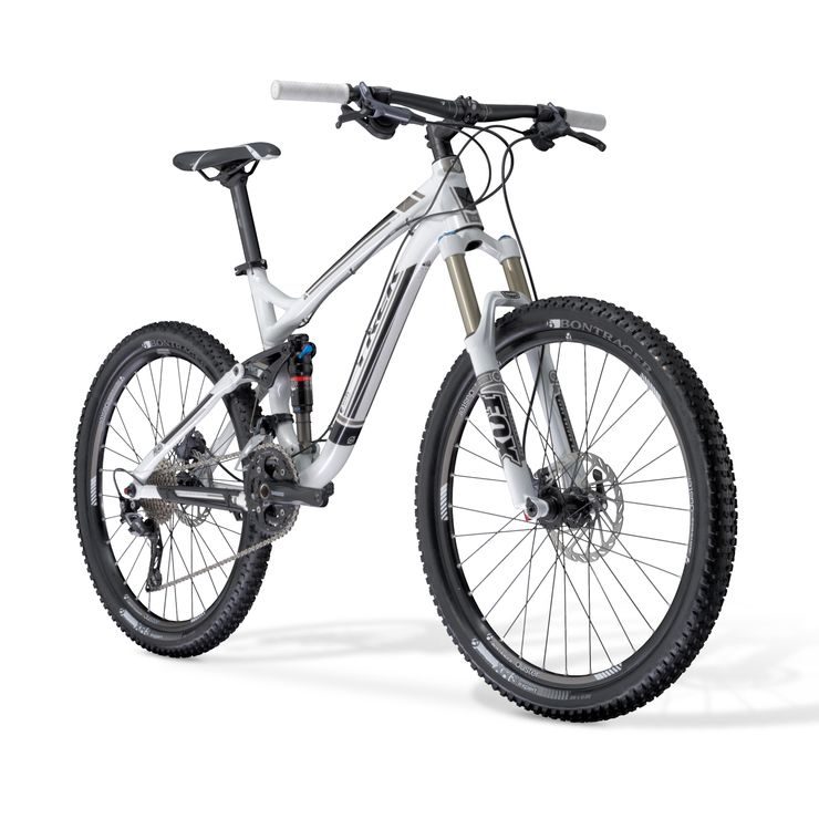TREK FUEL EX 7 WHITE/BL - celoodpružené horské kolo