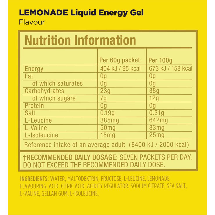 GU Liquid Energy Gel 60 g Lemonade