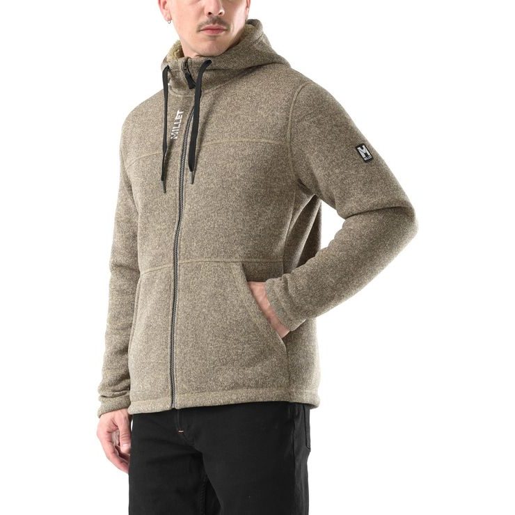 MILLET CHAMONIX KNITWARM HOODIE M DORITE NEW
