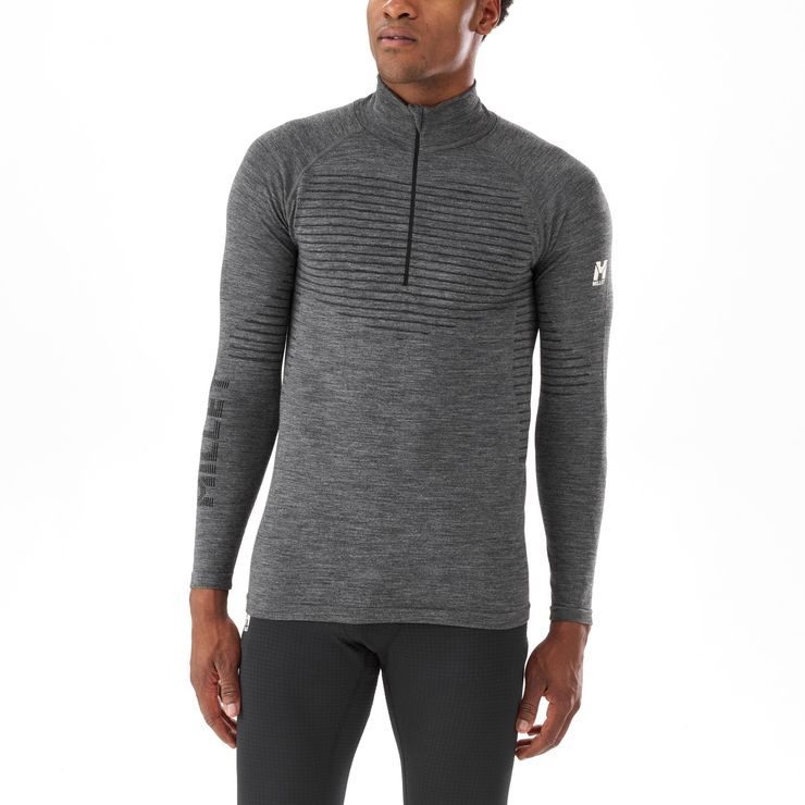 MILLET DRYNAMIC WARM 1/2 ZIP M ANTHRACITE GREY