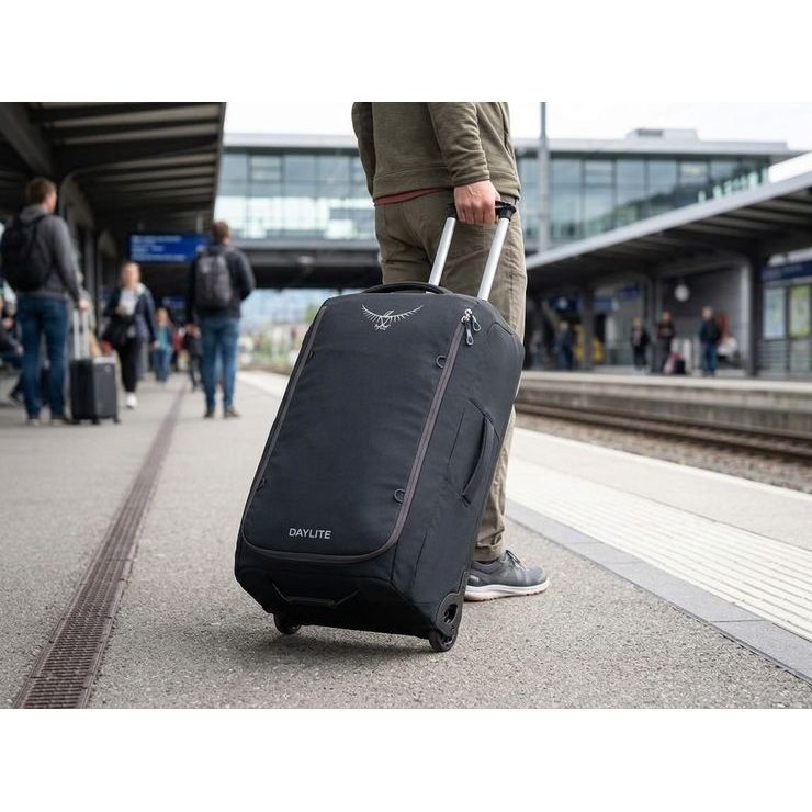 OSPREY DAYLITE WHLD DUFFEL 115 black